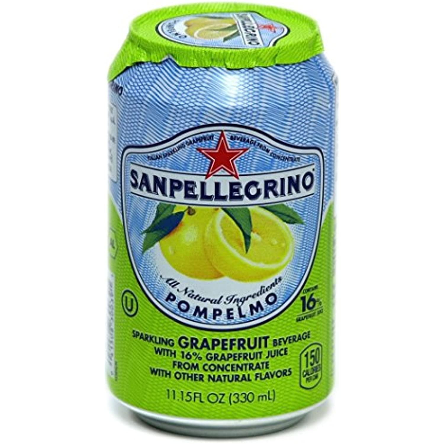 San Pellegrino Pompelmo (Grapefruit) Soda, (12) 11.15 Oz. Cans