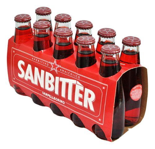 San Pellegrino Sanbitter Red Bitter- 10 Bottles (100mL each)