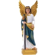San Rafael Statue Resin Religious Sculpture Household Angel Statute Decor San Rafael Figurine