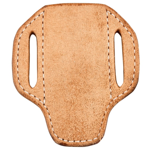 San Saba Leather Pancake Vertical Large Knife Sheath Color: Roughout