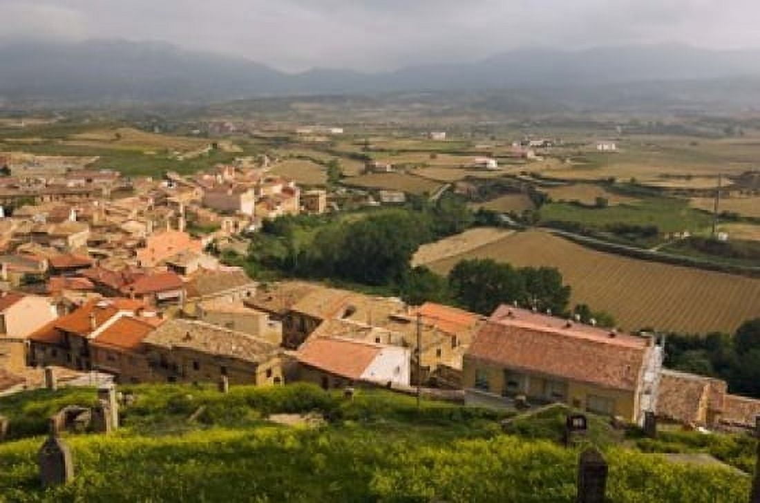 San Vicente de la Sonsierra village La Rioja Spain Canvas Art - Janis Miglavs DanitaDelimont (35 x 23)