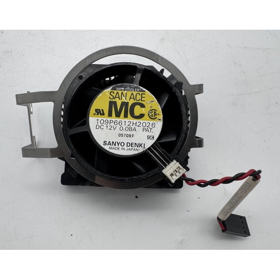 San ace heatsink w/ fan 109p6612h2026 dc12v 0.08a, 2-wire