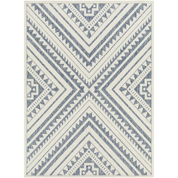 San diego Blue 8' x 10' Indoor/Outdoor Area Rug
