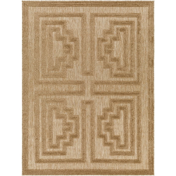 San diego Brown 5' x 8' Indoor/Outdoor Area Rug