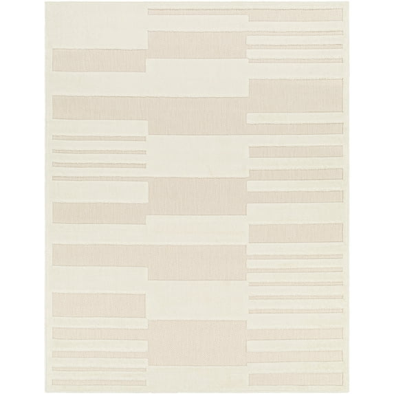 San diego Cream 8' x 10' Indoor/Outdoor Area Rug