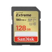 SanDisk 128GB Extreme 180MB/s SD UHS-I Memory Card - SDSDXVA-128G-GNCIN