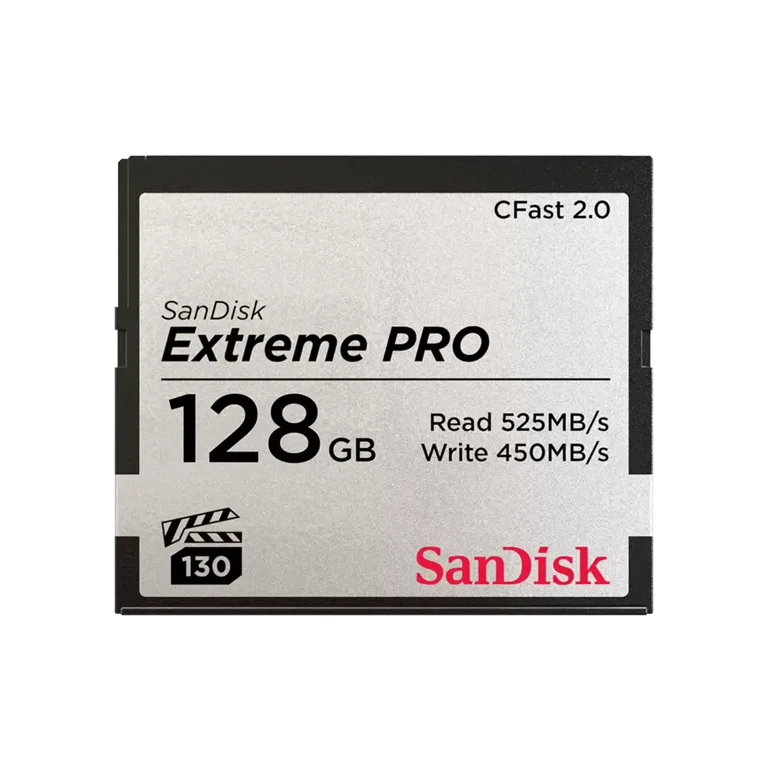 SanDisk 128GB Extreme PRO CFast 2.0 CompactFlash Memory Card 