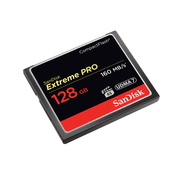SanDisk 128GB Extreme PRO CompactFlash Memory Card - SDCFXPS-128G-X46