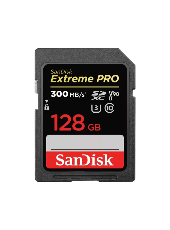 SanDisk 128GB Extreme PRO SDXC UHS-Il Memory Card - SDSDXDK-128G-GN4IN