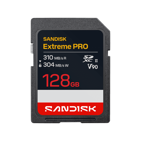 SANDISK 128GB Extreme PRO SD UHS-II V90 Card - SDSDXDE-128G-GN4IN