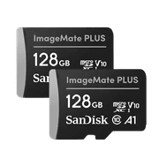 SanDisk 128GB ImageMate PLUS microSDXC UHS-I Memory Card with Adapter, Internal, 2 Pack - SDSSWMTMICRO2PACK