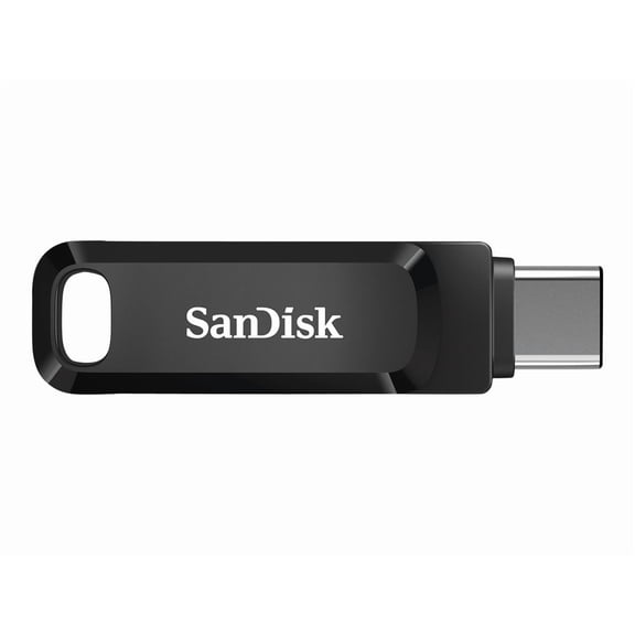 SanDisk Ultra Dual Drive Go - USB flash drive - 128 GB - USB 3.2 Gen 1 / USB-C - black
