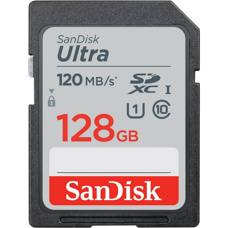 SanDisk 128GB Ultra SDHC UHS-I / Class 10 Memory Card, Speed Up to 