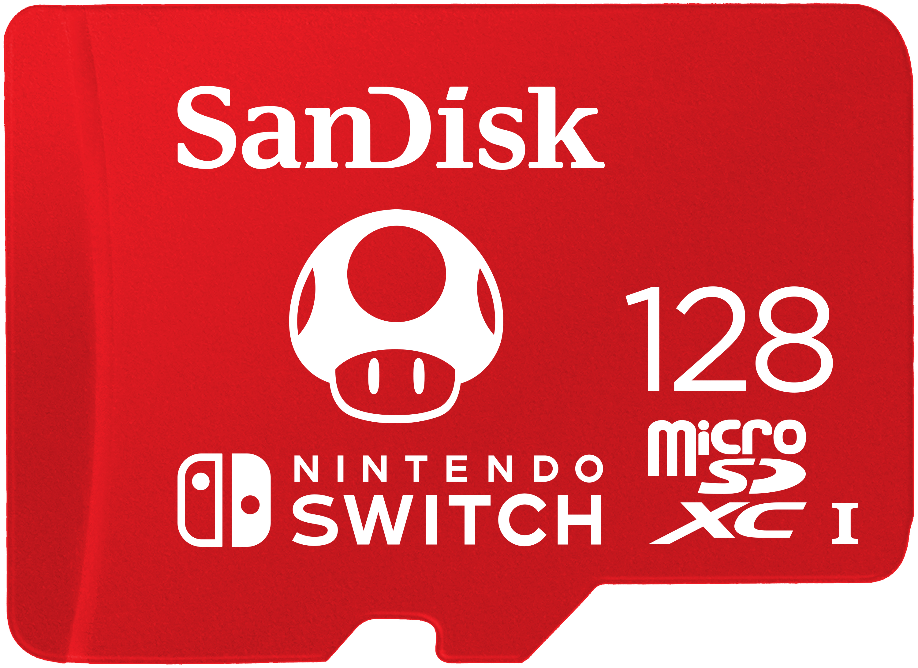 SanDisk 128GB microSDXC UHS-I Memory Card Licensed for Nintendo Switch, Red - 100MB/s, Micro SD Card - SDSQXBO-128G-AWCZA - image 1 of 7