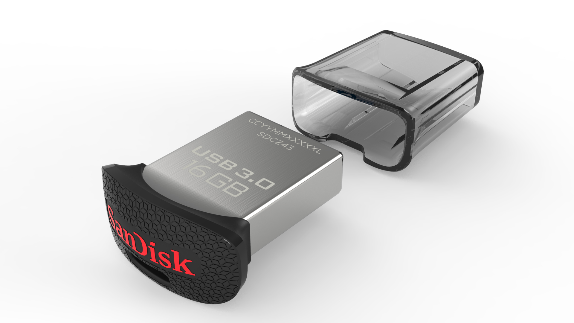 SanDisk 16GB Ultra Fit™ USB 3.0 Flash Drive - SDCZ43-016G-A46 - image 1 of 4