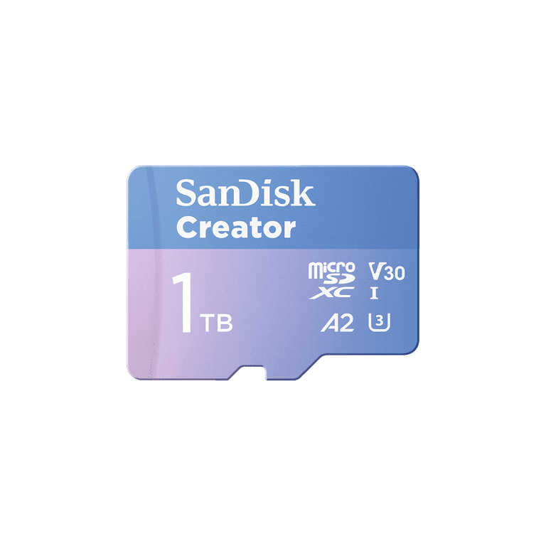 SanDisk 1TB Creator microSD UHS-I Card - SDSQXAV-1T00-GN6MS