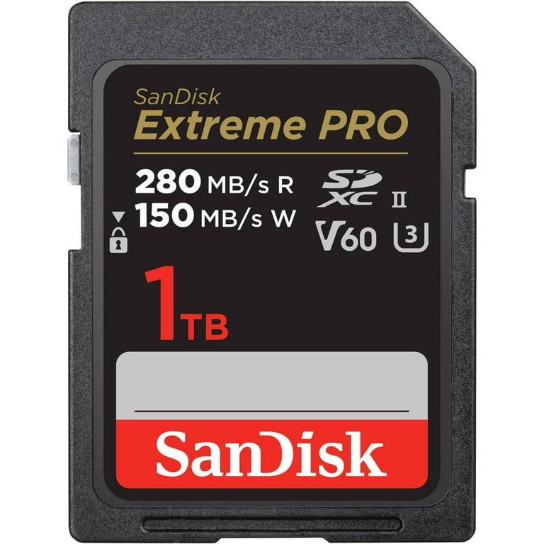 SanDisk 1TB Extreme PRO UHS-II V60 SDXC Memory Card - Walmart.com