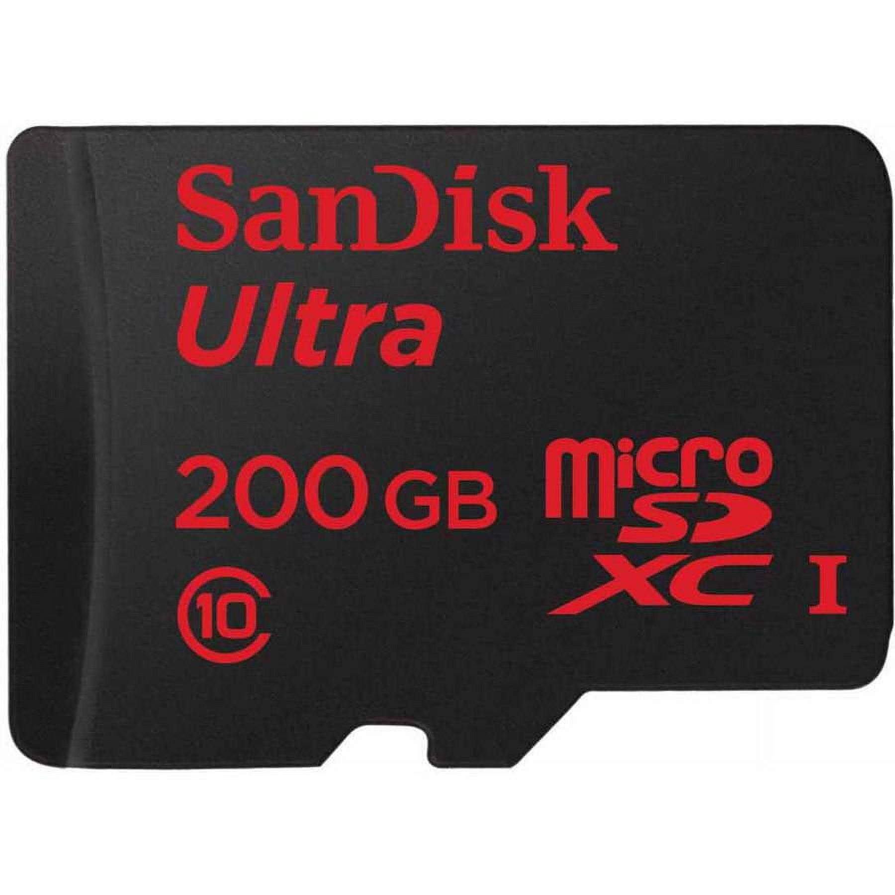 SanDisk 200GB Ultra microSDXC UHS-I Memory Card