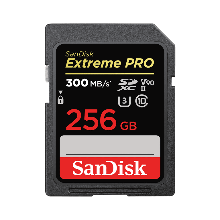 SanDisk Extreme PRO 256GB SDXC UHS-II Memory Card - SDSDXDK