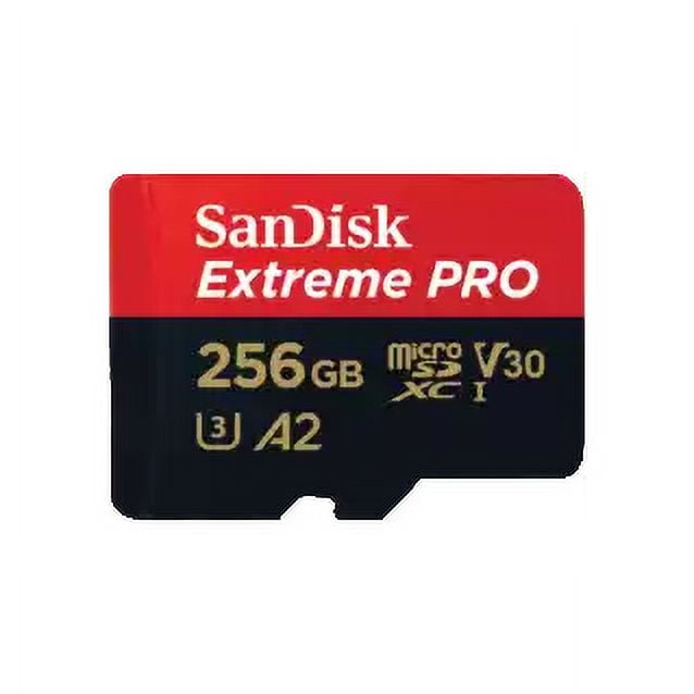 SanDisk 256GB Extreme Pro microSDXC UHS-I Memory Card - SDSQXCD-256G-GN6MA