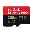 SanDisk 256GB Extreme Pro SD MicroSDXC UHSI Memory Card MicroSD