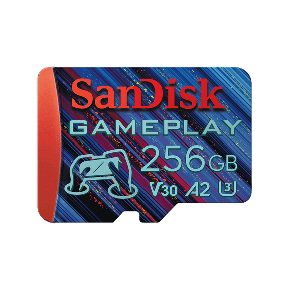 SanDisk 256GB GamePlay microSD Card for Mobile and Handheld Console Gaming Memory Card - SDSQXAV-256G-GN6XN