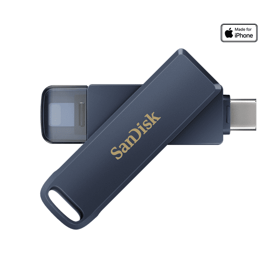 SanDisk 256GB Phone Drive for iPhone, USB Type-C Flash Drive - SDIXD0N-256G-GN6NE