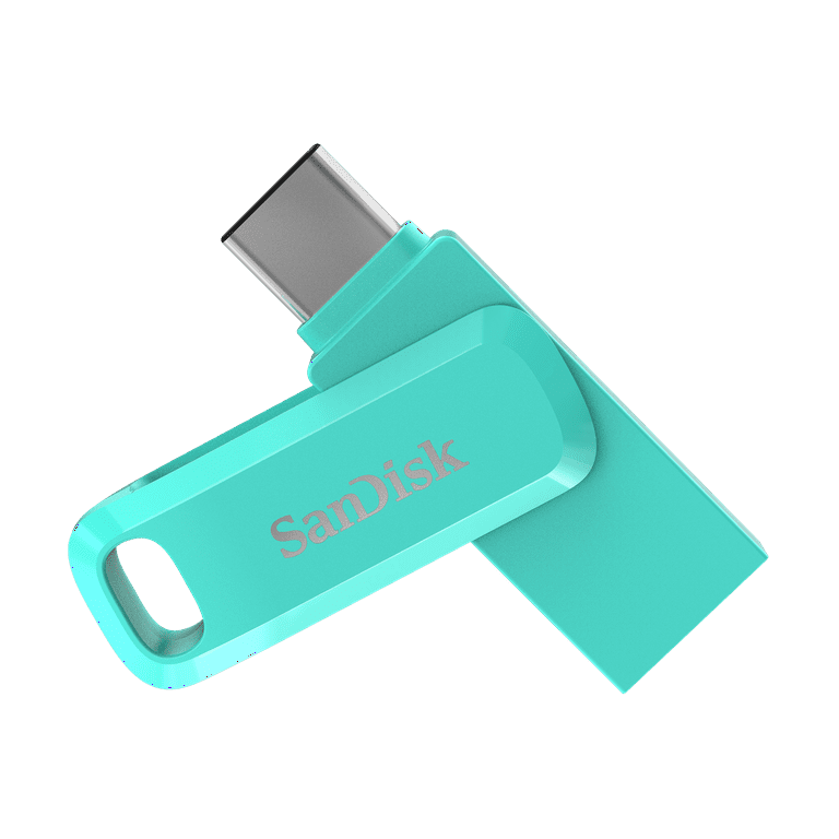 SanDisk 256GB Ultra Dual Drive Go USB Type-C Flash Drive, Mint