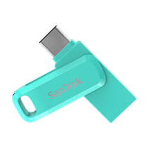 SanDisk 256GB Ultra Dual Drive Go USB Type-C Flash Drive, Mint Green - SDDDC3-256G-G46G