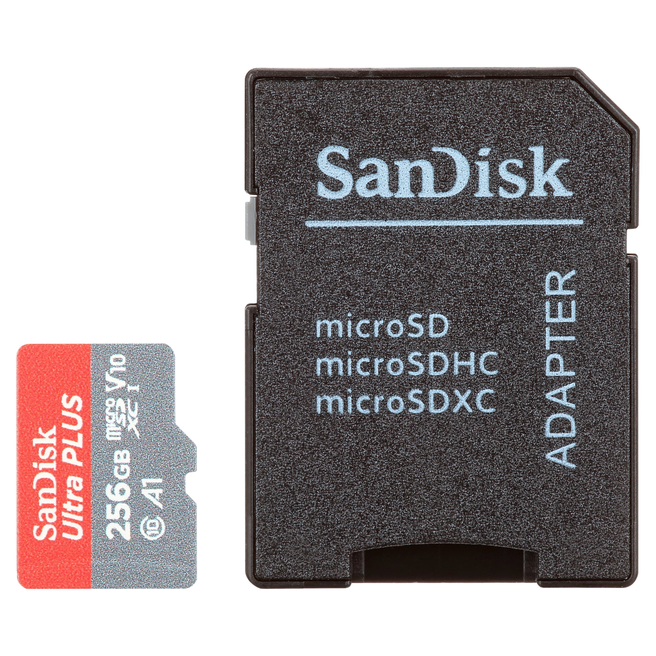 SanDisk Ultra Plus 256GB MicroSDXC UHS-I Class 10, V10