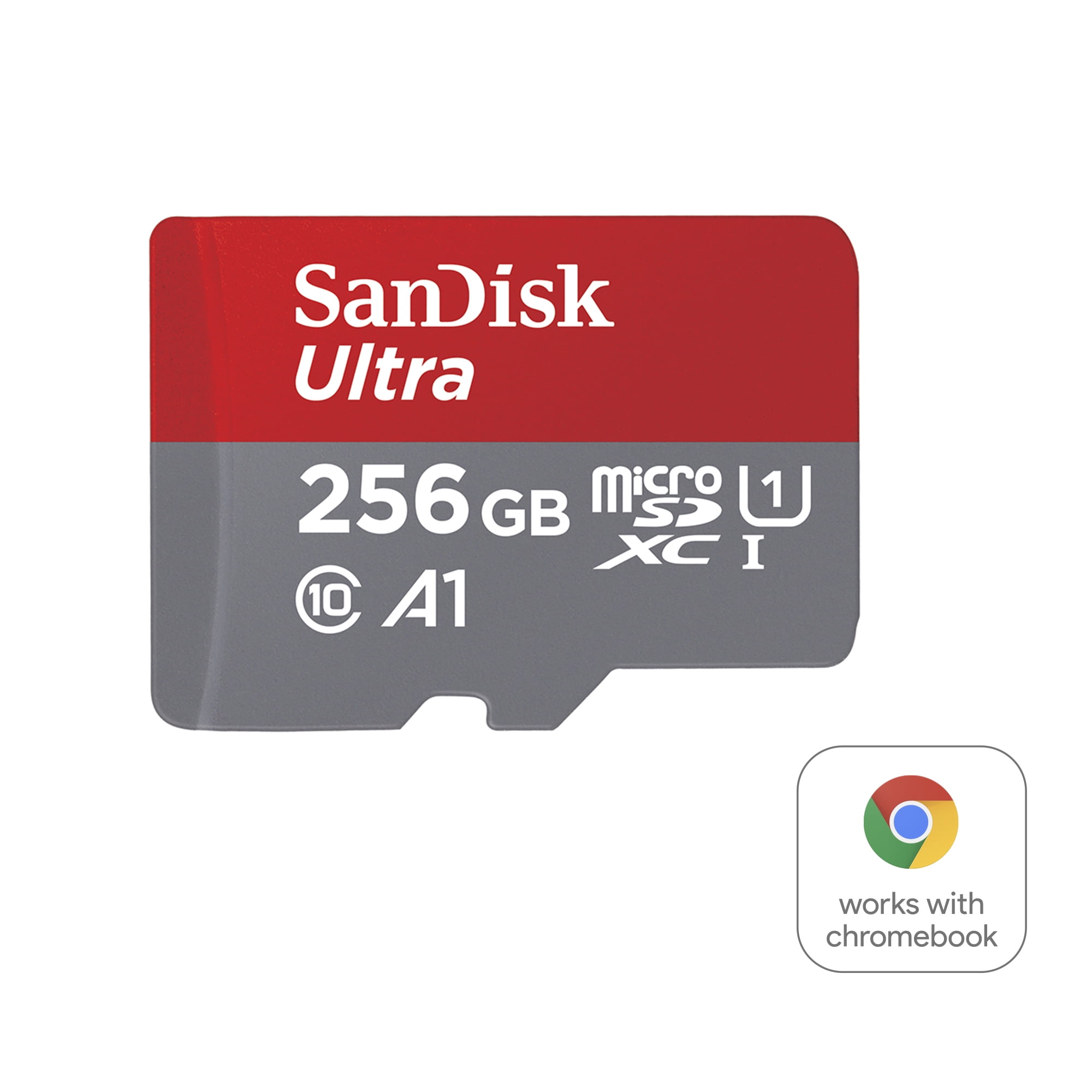 SanDisk 256GB Ultra microSDXC UHS-I Card for Chromebook - 120MB/s, C10, U1,  A1 - SDSQUA4-256G-GN6FA