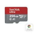 thumbnail image 1 of SanDisk 256GB Ultra microSDXC UHS-I Card for Chromebook - 120MB/s, C10, U1, A1 - SDSQUA4-256G-GN6FA, 1 of 6