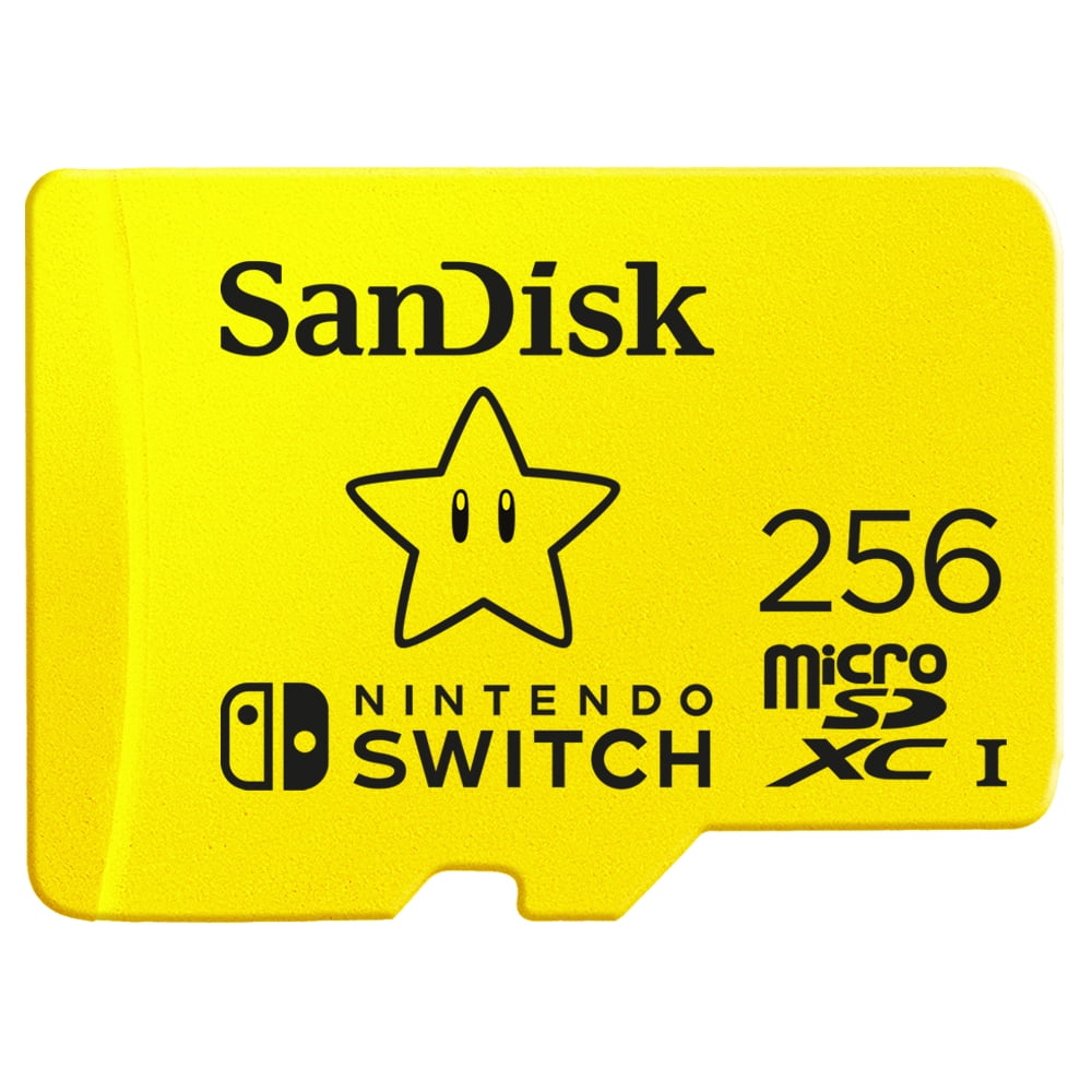 tyran Tale præst SanDisk 256GB microSD UHS-I Memory Card for Nintendo Switch Super Mario  Super Star- 100MB/s Read, 90MB/s Write, Class 10, U3 - SDSQXAO-256G-ANCZN -  Walmart.com