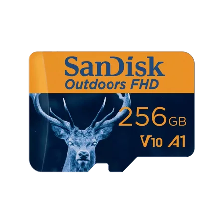 SanDisk - Outdoors 4K 256GB microSDXC UHS-I Memory Card with SD Adapter