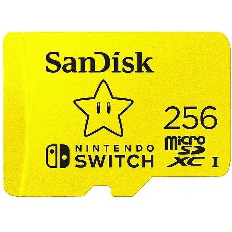 SanDisk - 256GB microSDXC UHS-I Memory Card for Nintendo Switch