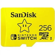 SanDisk - 256GB microSDXC UHS-I Memory Card for Nintendo Switch