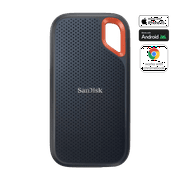 SanDisk 2TB Extreme External Solid State Drive, Black - SDSSDE61-2T00-G25