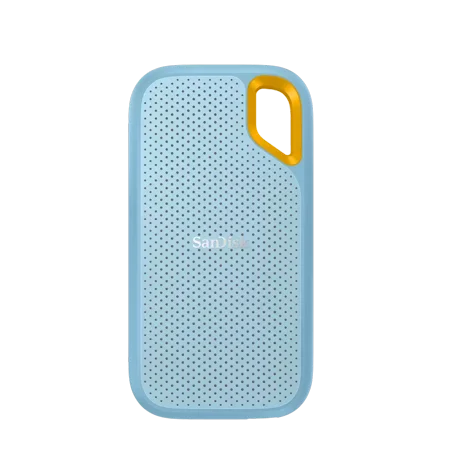 SanDisk - Extreme Portable 2TB External USB-C NVMe SSD - Sky Blue