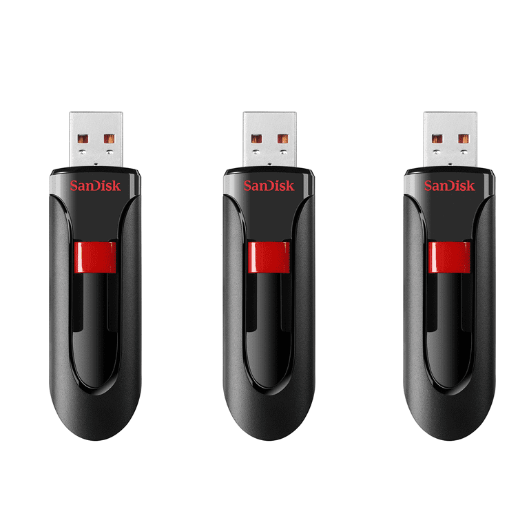 SanDisk Cruzer Blade USB Flash Drive - 128 GB - USB 2.0 - Black - 2 Year  Warranty