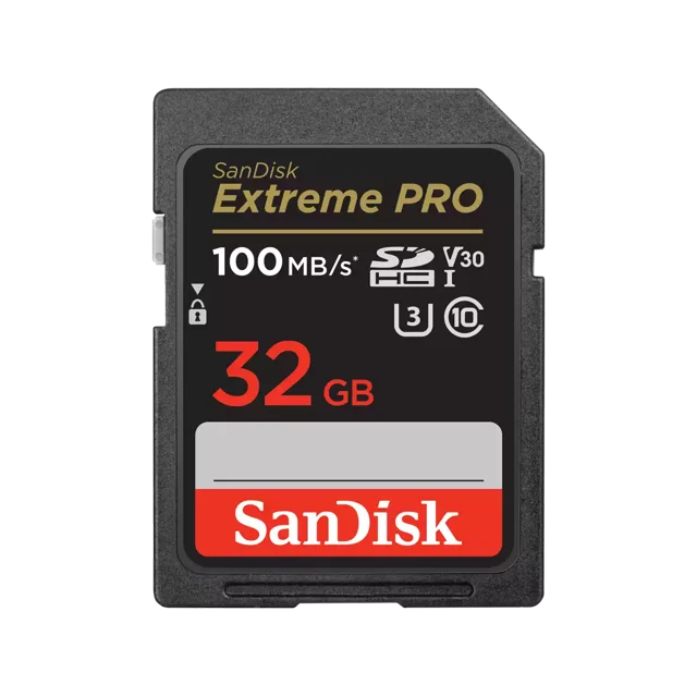 SanDisk 32GB Extreme PRO SDHC UHS-I Memory Card - 100 MBPs, 4K UHD, V30 ...