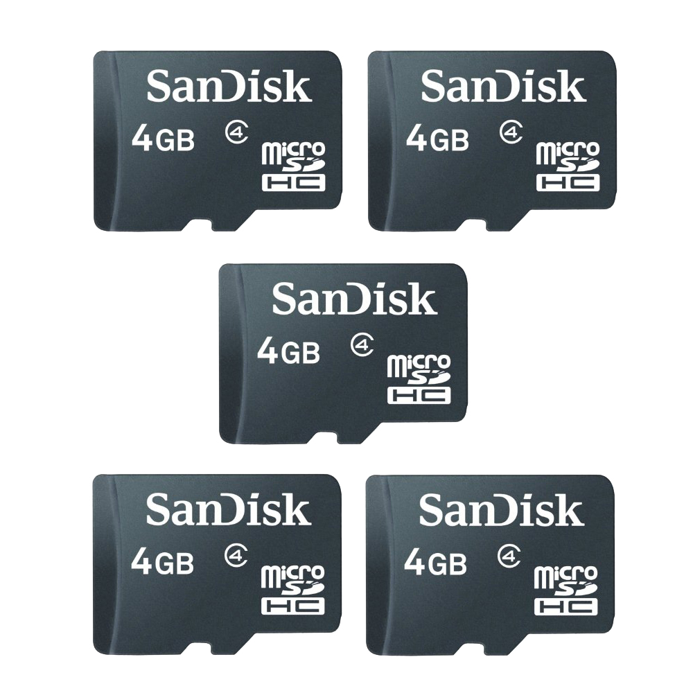 SanDisk 4GB microSDHC Memory Card (From Bulk Packaging, No Adapter) - image 1 of 2