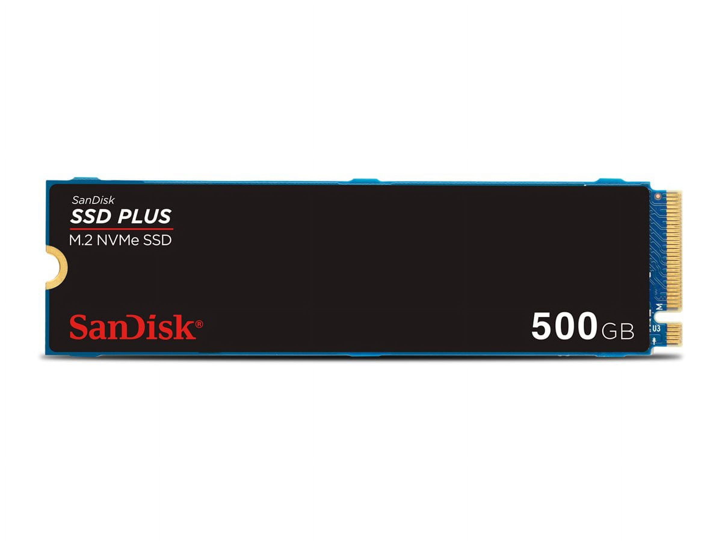 SanDisk SSD PLUS SSD 500 GB internal M.2 2280 PCIe 3.0 (NVMe