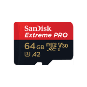 SanDisk 64GB Extreme PRO microSDHC UHS-I Memory Card - SDSQXCU-064G-GN6MA