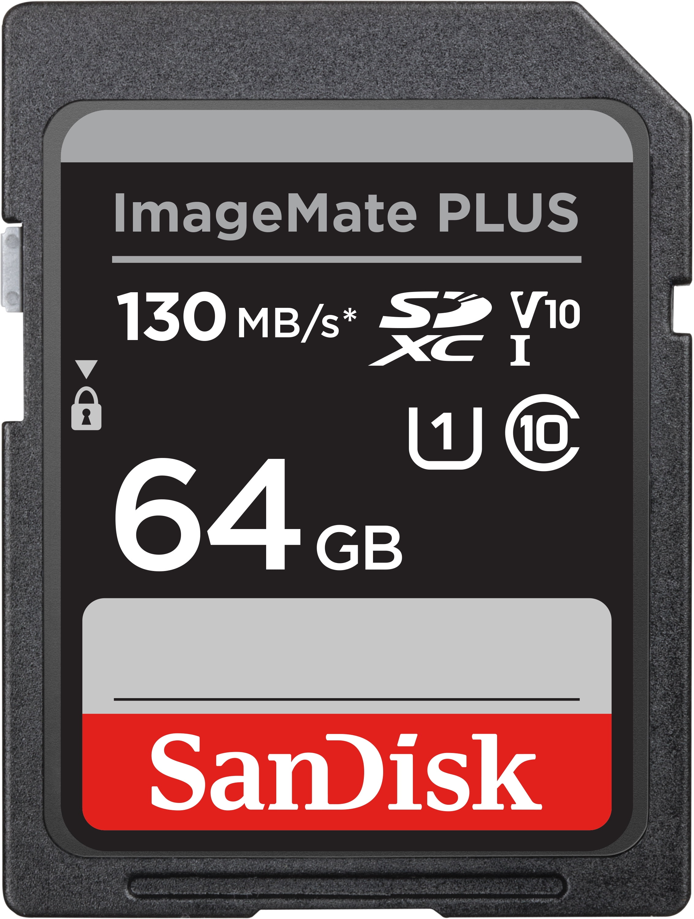 SanDisk 64GB ImageMate Plus SDXC UHS-1 Memory Card 130MB/s, C10