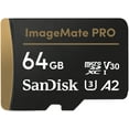 thumbnail image 1 of SanDisk 64GB ImageMate Pro microSDXC UHS 1 Memory Card with Adapter for Action Cams SDSQXBZ-064G-Awgja, 1 of 6