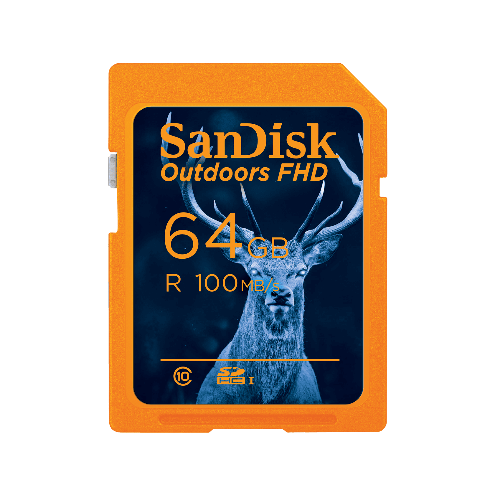 SanDisk 64GB Outdoors FHD microSDXC UHS-I Memory Card (Up to 100 MB/s), 2-Pack - SDSDUNR-064G-GN6V2