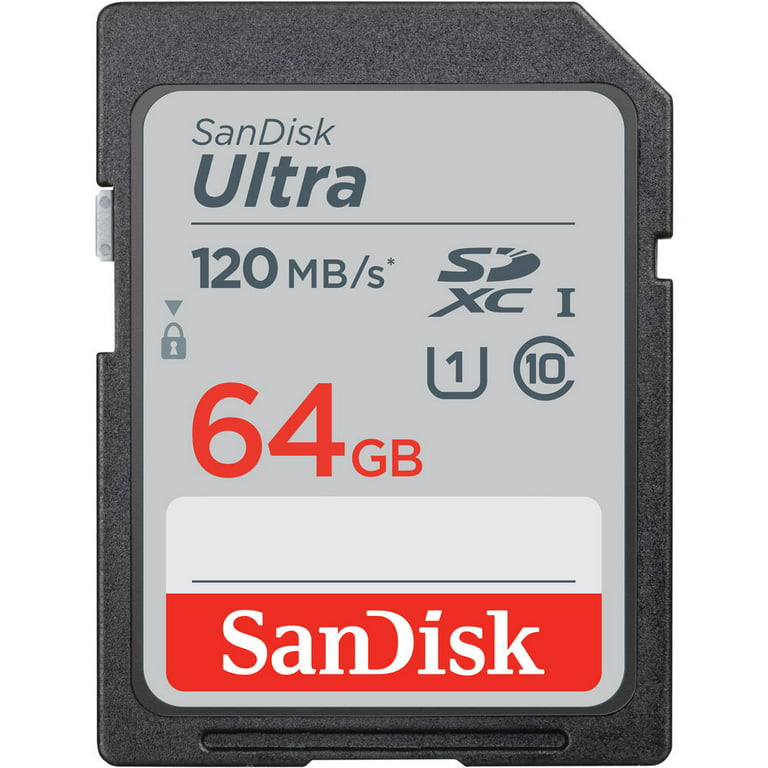 SanDisk 64GB Ultra Class UHS-I SD SDHC / Memory Card Full HD - Walmart.com