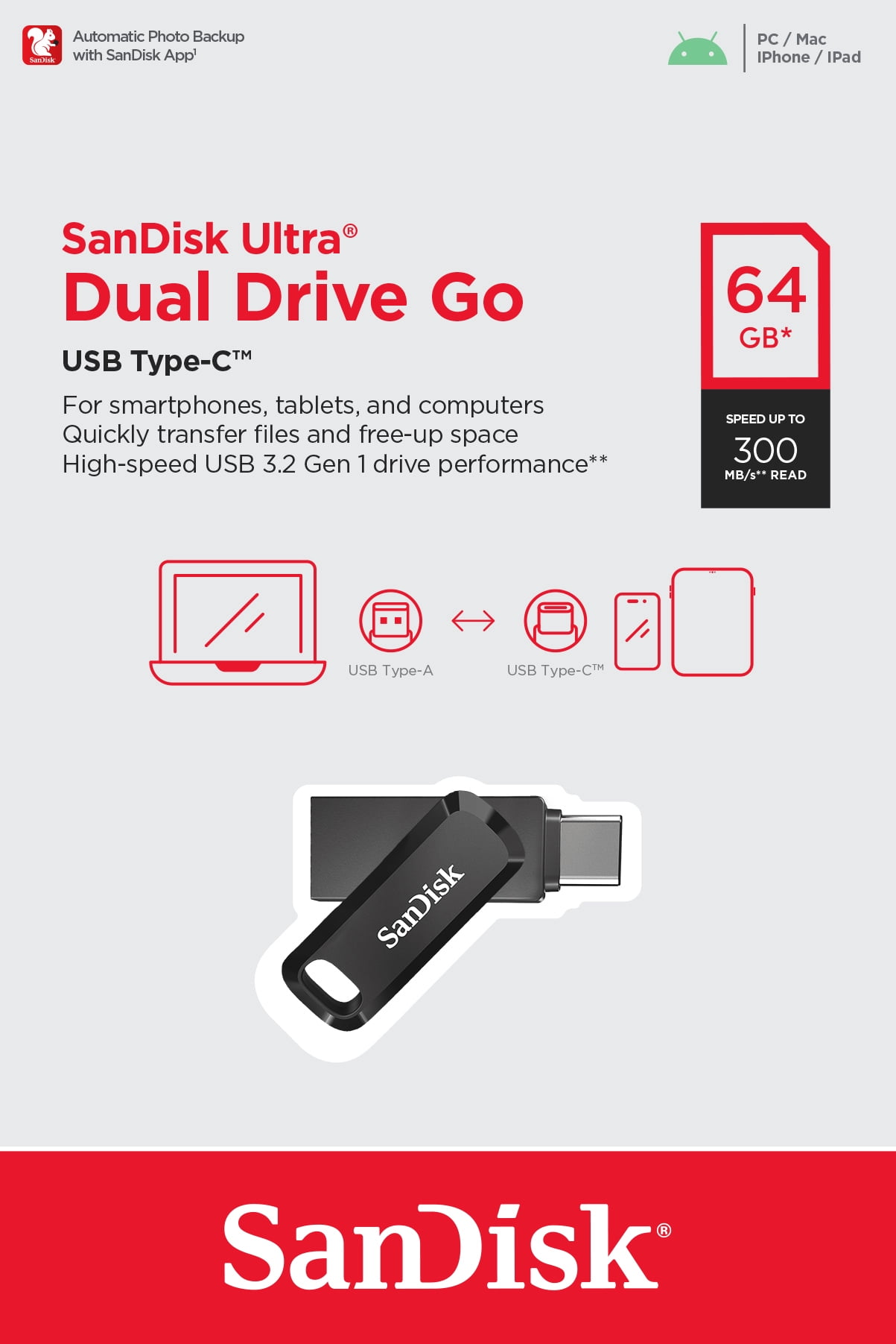Go 64GB SanDisk-64GB-Ultra-Dual-Drive-