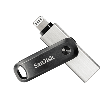 SanDisk 64GB iXpand Flash Drive Go, for iPhone and iPad - SDIX60N-064G-GN6NN