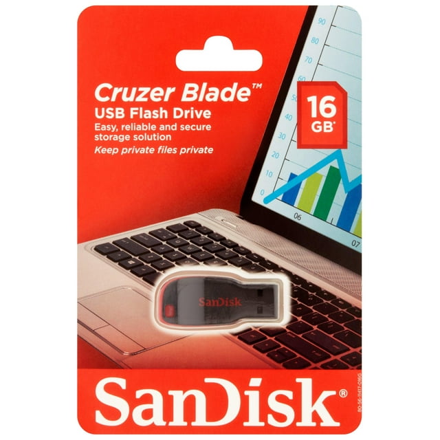 SanDisk CZ50 16GB USB Flash Drive 3-Pack Value Bundle